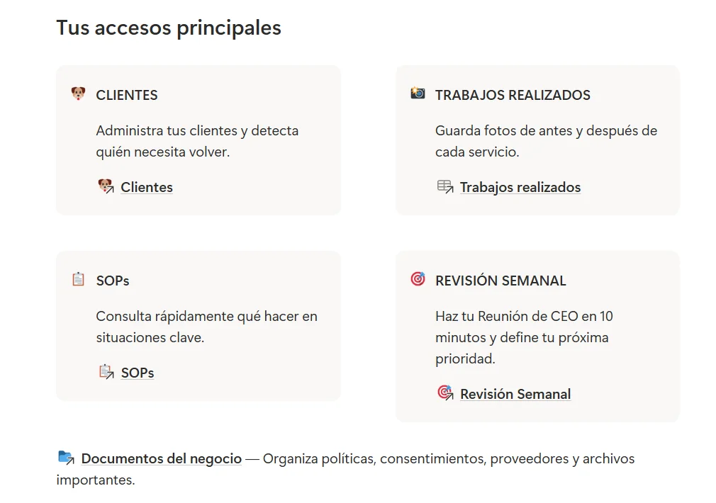 accesos principales